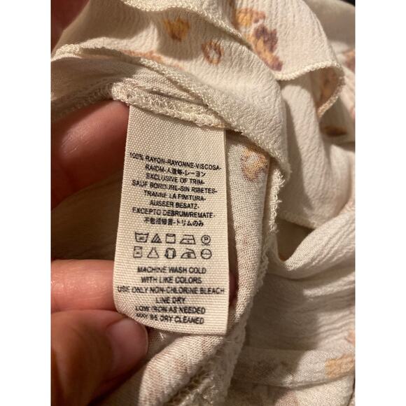 Free People Clover Field Floral Mini Dress Size X-Small Boho Chic - Picture 7 of 8